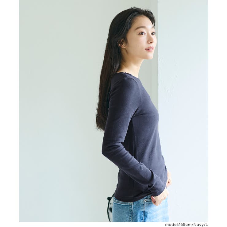 ボートネックロングTシャツ【西山茉希様着用】 | coca | 詳細画像15 