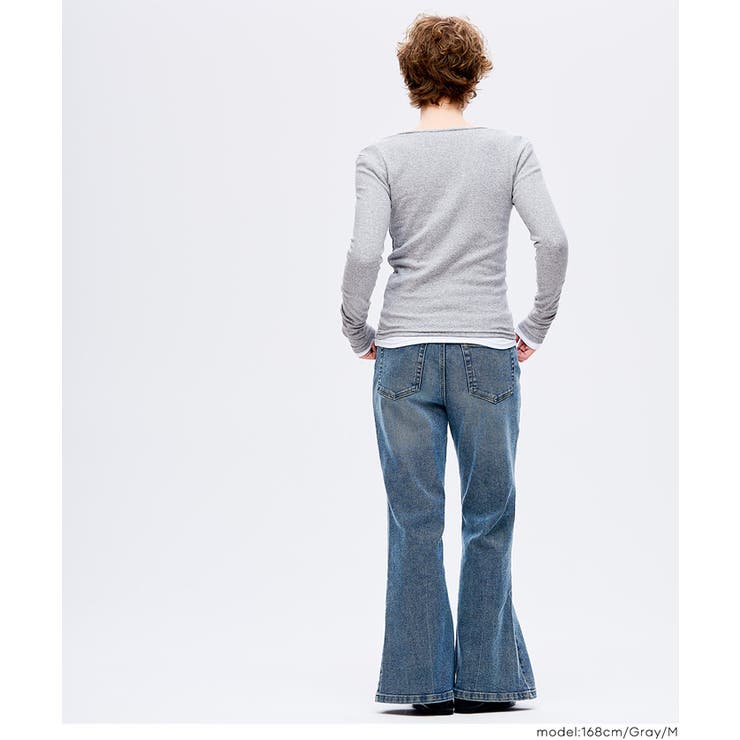 ヘンリーネックロングTシャツ | coca | 詳細画像11 