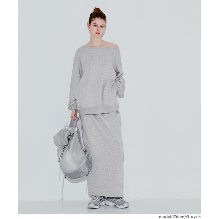 ワンショルダービッグスウェット | coca | 詳細画像13 