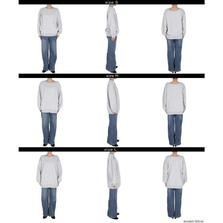 ワンショルダービッグスウェット | coca | 詳細画像19 