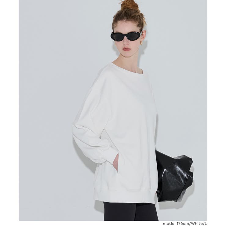 ワンショルダービッグスウェット | coca | 詳細画像8 