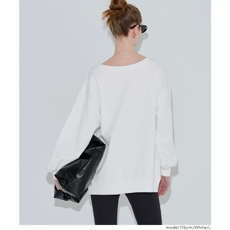 ワンショルダービッグスウェット | coca | 詳細画像9 