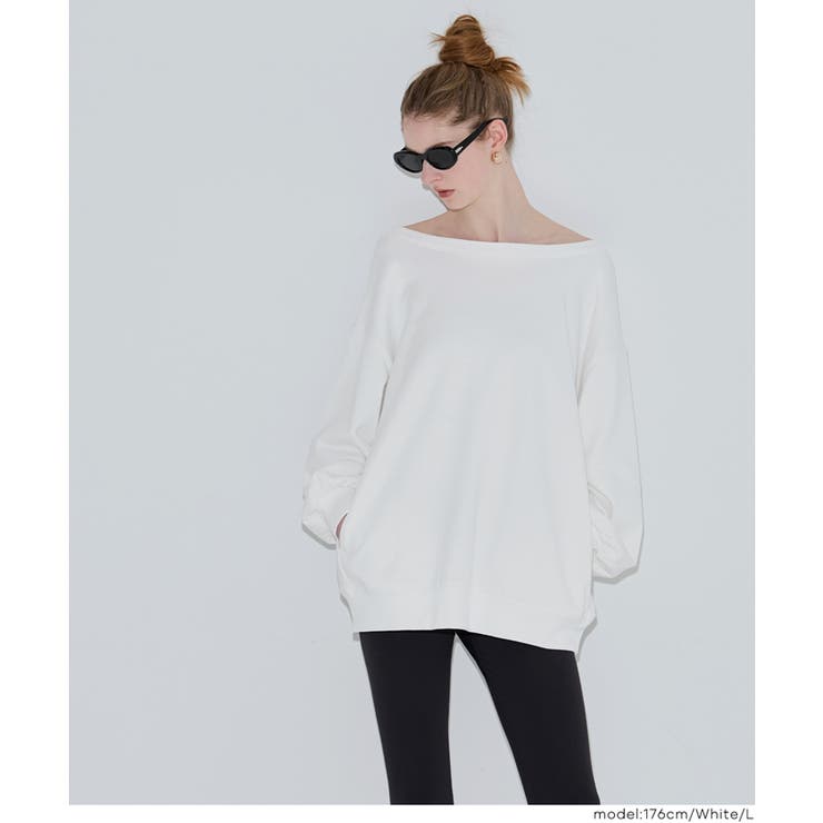 ワンショルダービッグスウェット | coca | 詳細画像10 