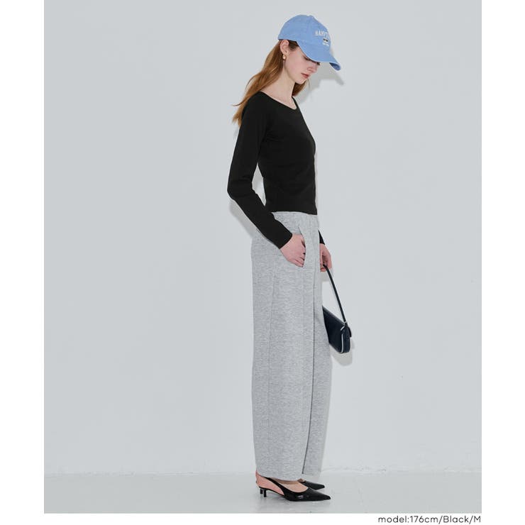 ラグランオフショルダーロングTシャツ | coca | 詳細画像16 