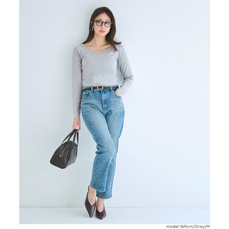 ラグランオフショルダーロングTシャツ | coca | 詳細画像17 