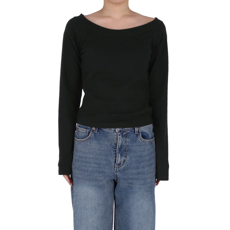 ラグランオフショルダーロングTシャツ | coca | 詳細画像5 