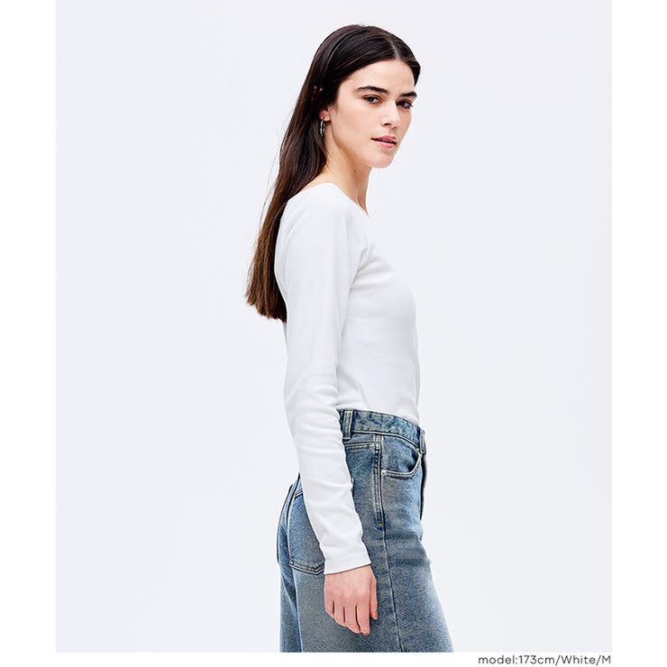 ラグランオフショルダーロングTシャツ | coca | 詳細画像9 