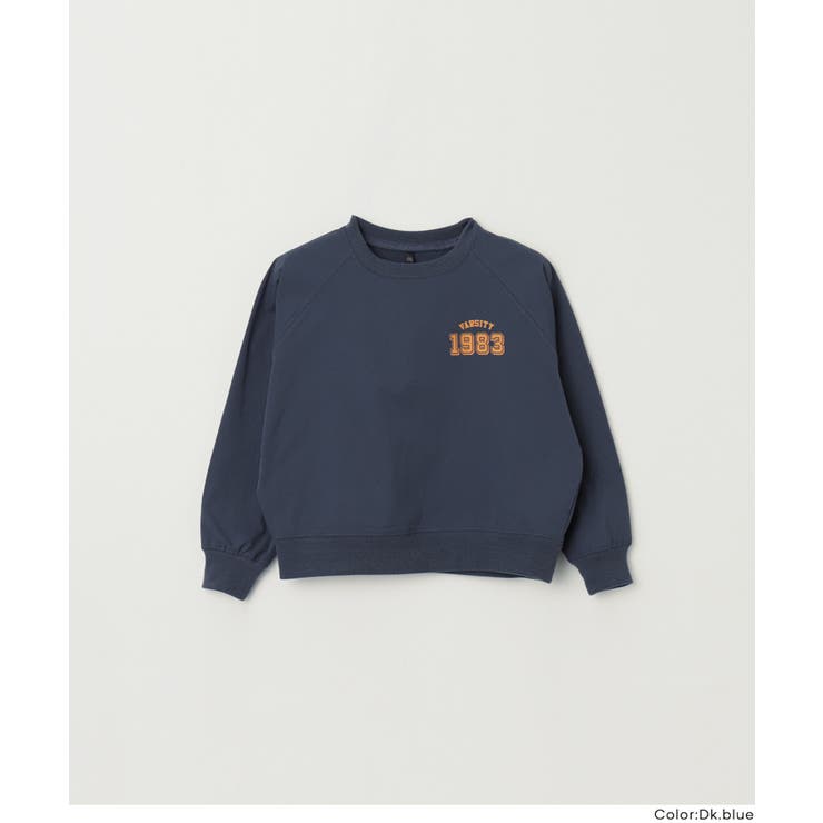 裏微起毛プリントラグラントップス | coca | 詳細画像13 