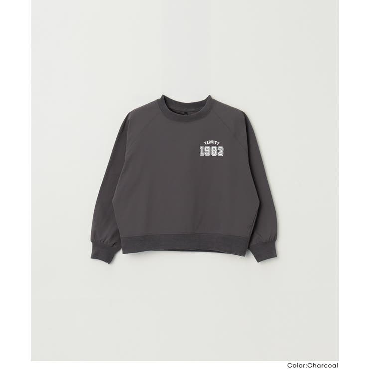 裏微起毛プリントラグラントップス | coca | 詳細画像14 