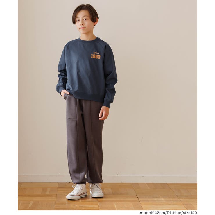 裏微起毛プリントラグラントップス | coca | 詳細画像6 