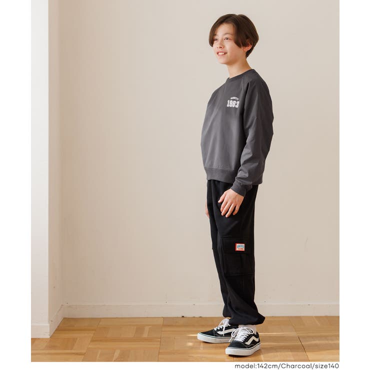 裏微起毛プリントラグラントップス | coca | 詳細画像8 