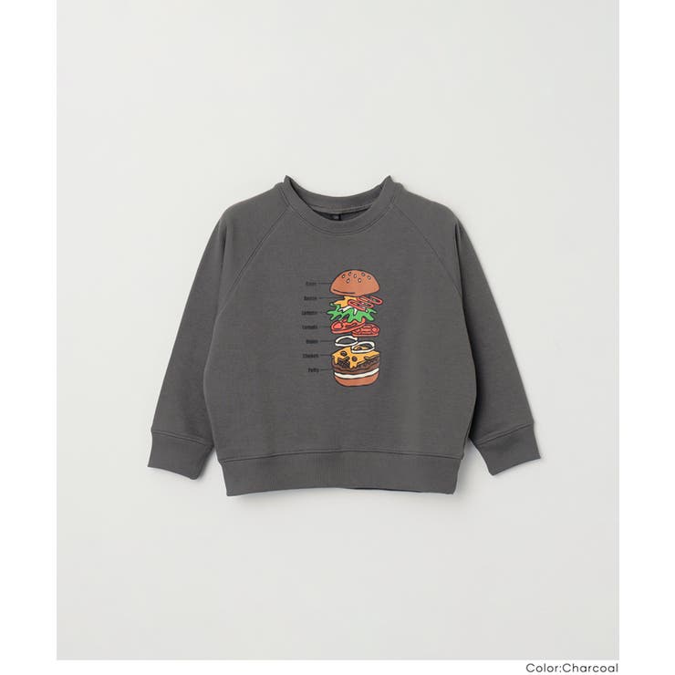 イラストラグランスウェットトップス | coca | 詳細画像12 