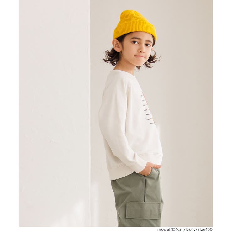 イラストラグランスウェットトップス | coca | 詳細画像3 