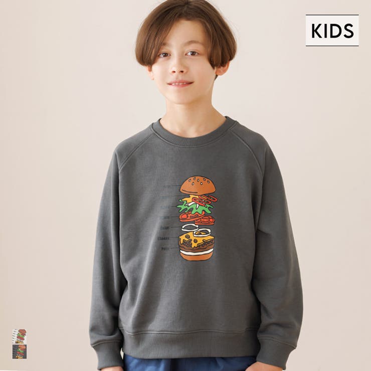 イラストラグランスウェットトップス | coca | 詳細画像1 