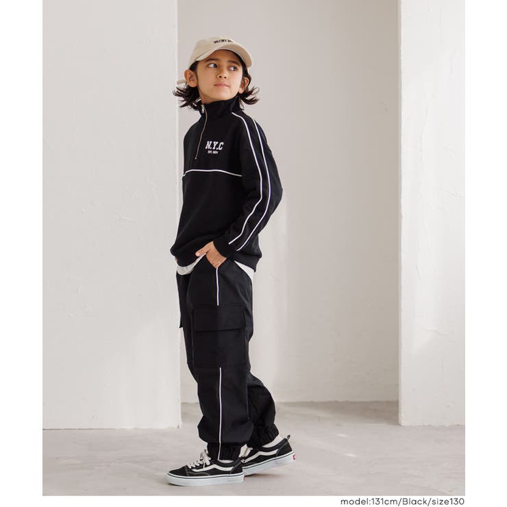 ラインカーゴジョガーパンツ キッズ | coca | 詳細画像12 