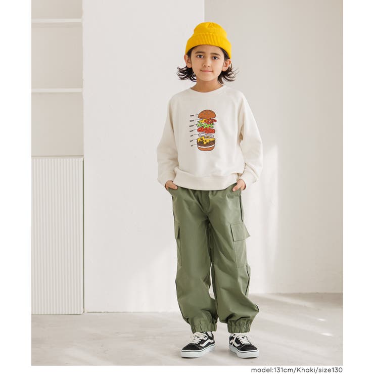 ラインカーゴジョガーパンツ キッズ | coca | 詳細画像7 