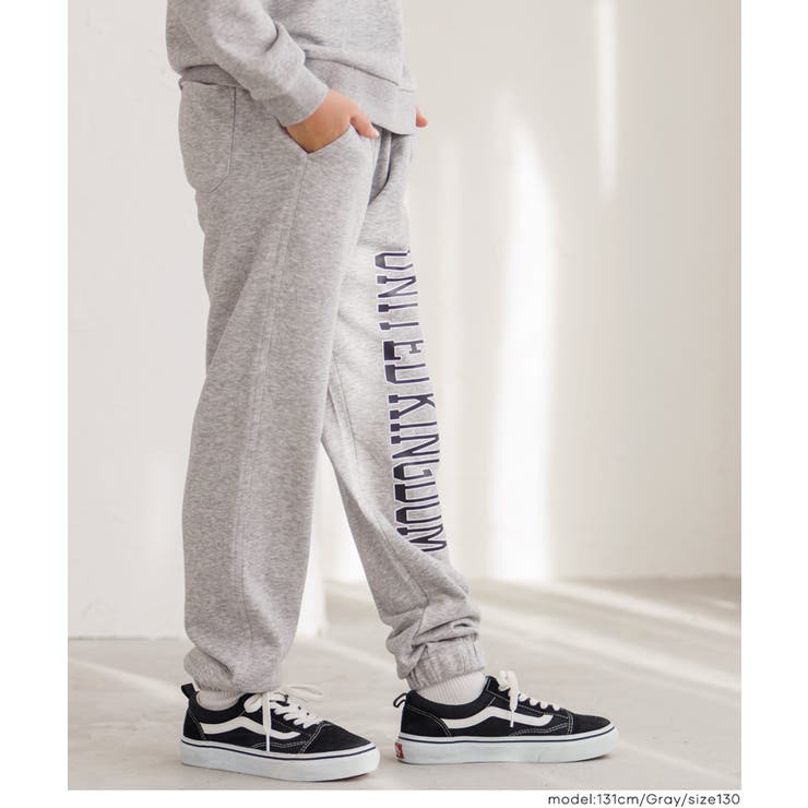 ［Gray］ | プリントスウェットジョガーパンツ | coca