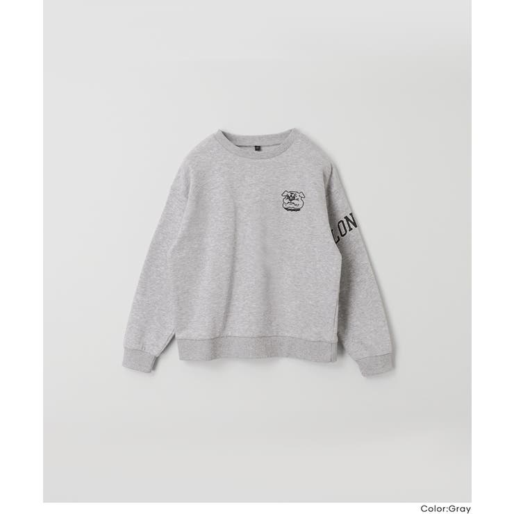 胸＆袖プリントスウェットトップス | coca | 詳細画像14 