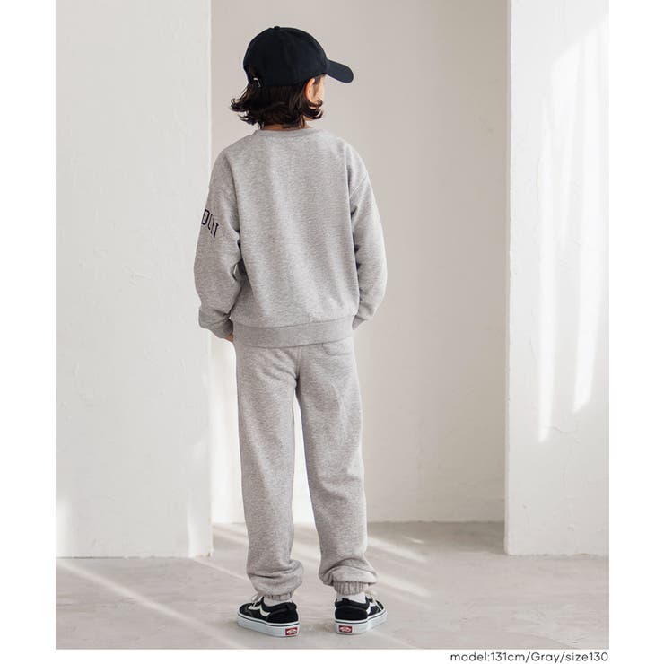 胸＆袖プリントスウェットトップス | coca | 詳細画像4 