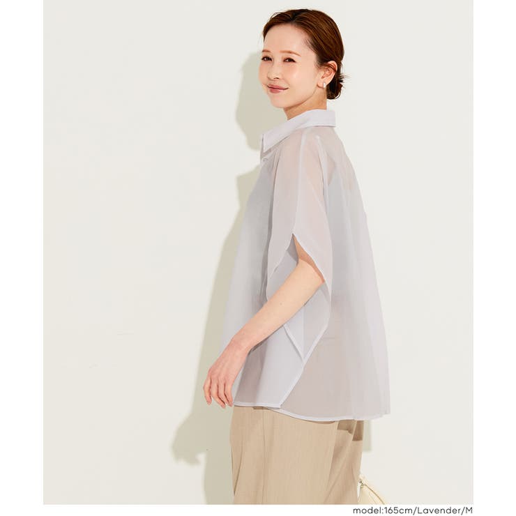 オーガンジードルマンシャツ | coca | 詳細画像14 