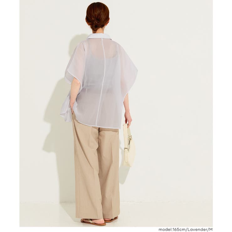 オーガンジードルマンシャツ | coca | 詳細画像15 