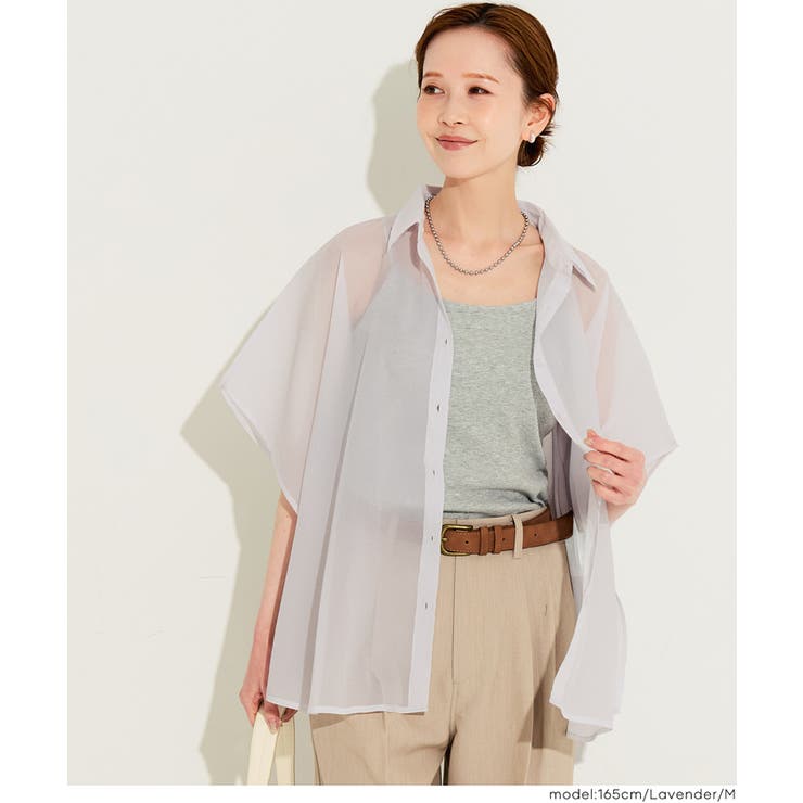 オーガンジードルマンシャツ | coca | 詳細画像16 