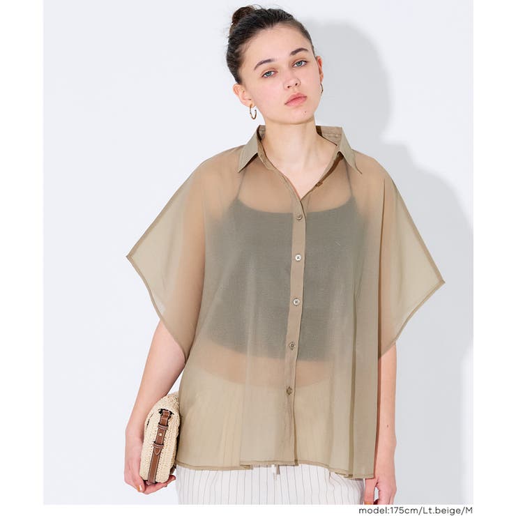 オーガンジードルマンシャツ | coca | 詳細画像20 