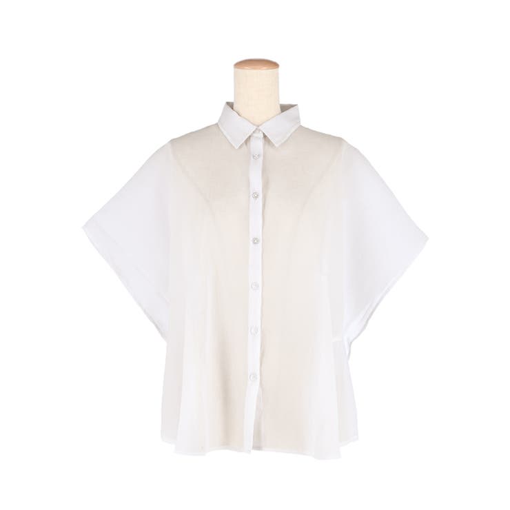 オーガンジードルマンシャツ | coca | 詳細画像3 