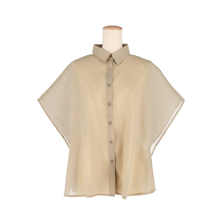 オーガンジードルマンシャツ | coca | 詳細画像4 