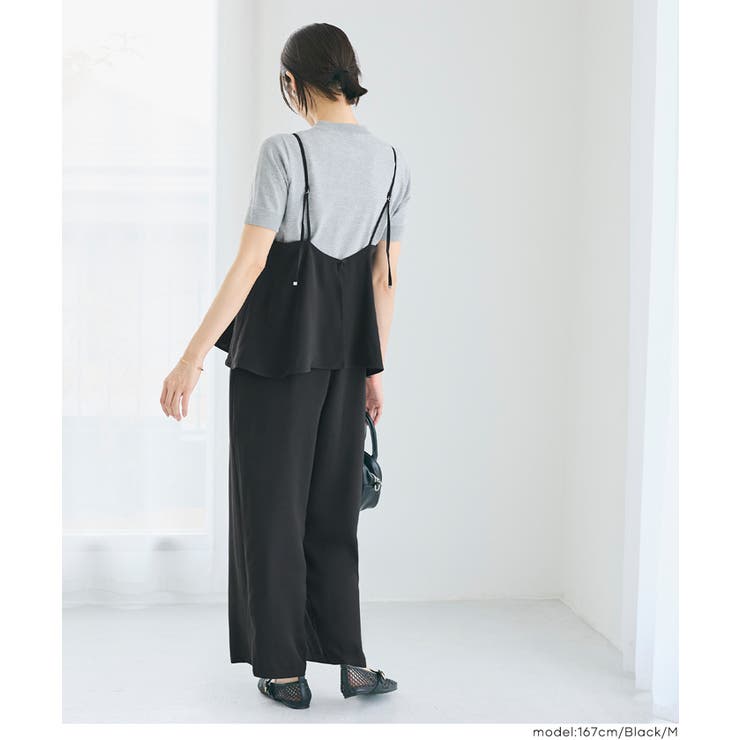 とろみツイルキャミドッキングオールインワン | coca | 詳細画像13 