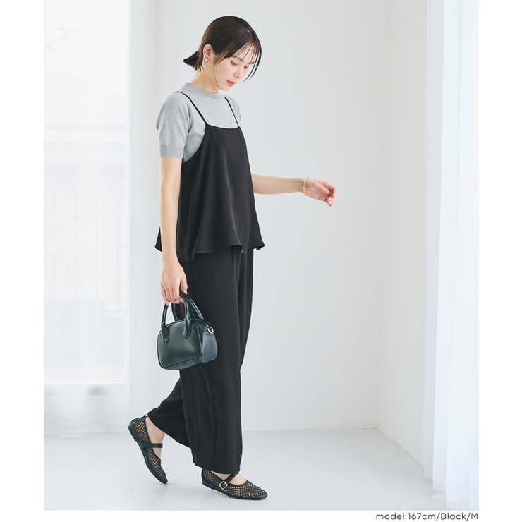 とろみツイルキャミドッキングオールインワン | coca | 詳細画像15 