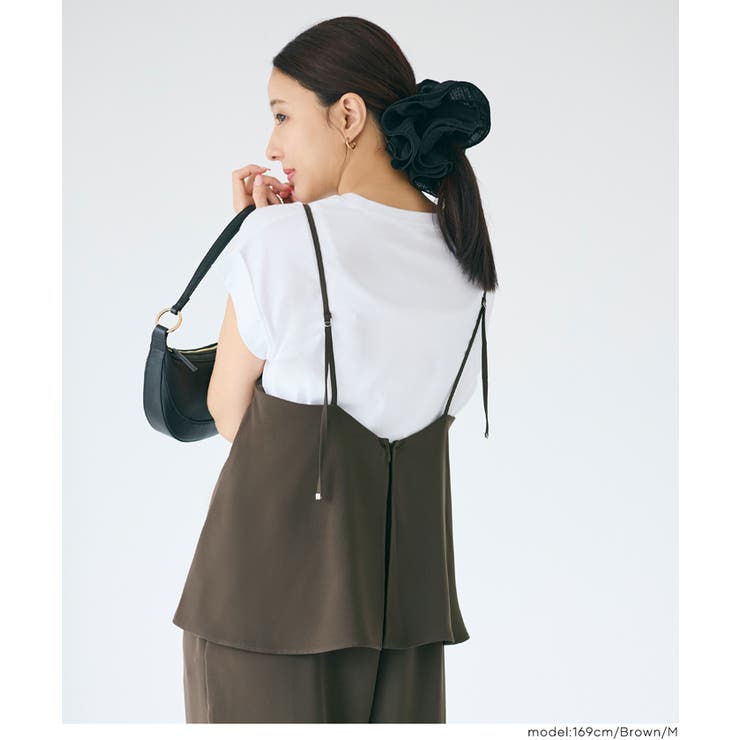 とろみツイルキャミドッキングオールインワン | coca | 詳細画像7 