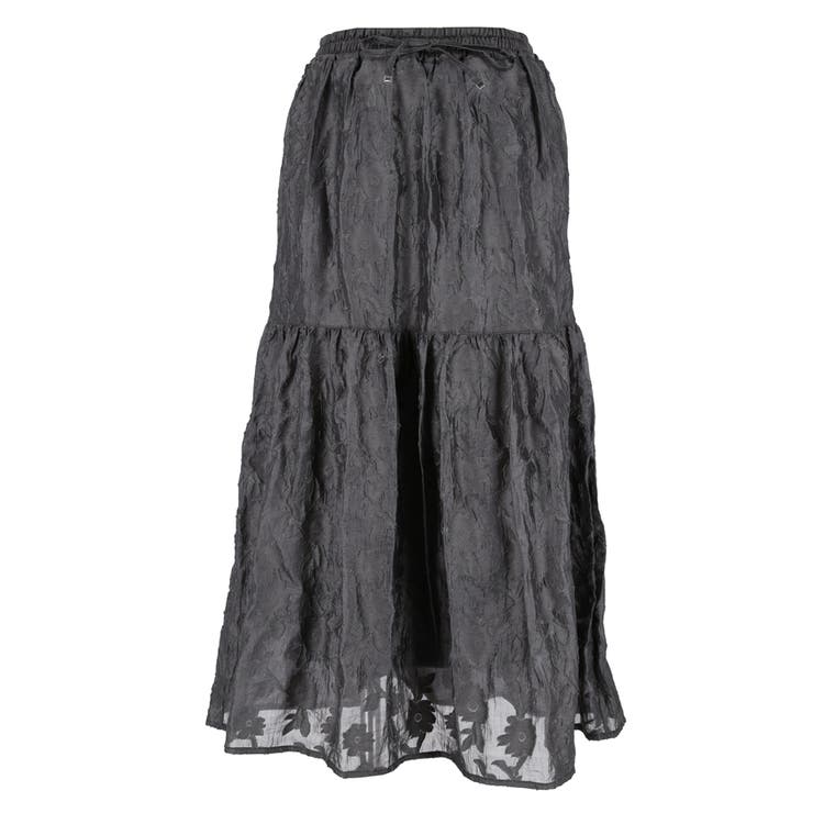 ジャカードフラワーギャザースカート レディース | coca | 詳細画像2 