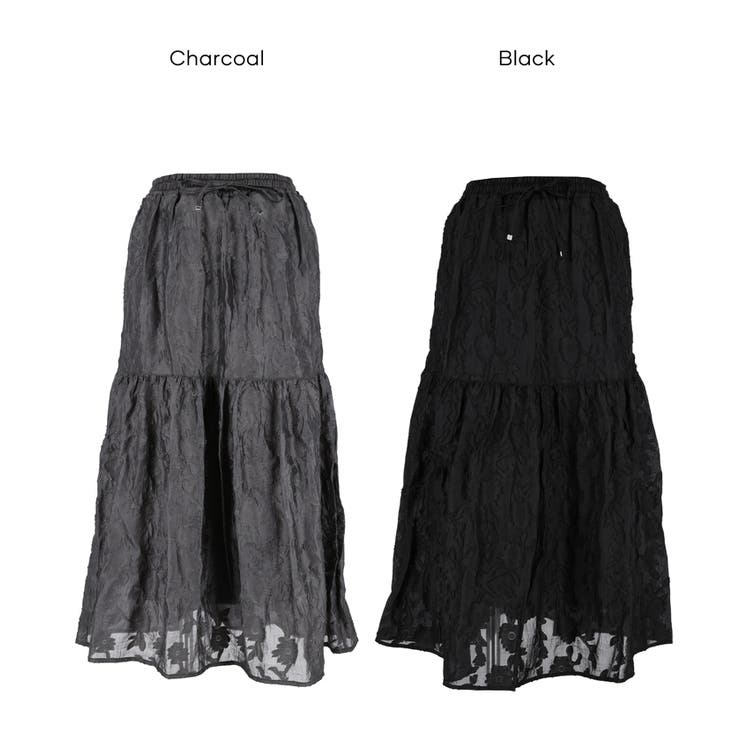 ジャカードフラワーギャザースカート レディース | coca | 詳細画像22 