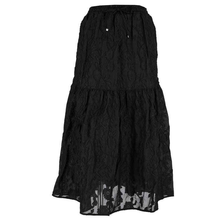 ジャカードフラワーギャザースカート レディース | coca | 詳細画像3 