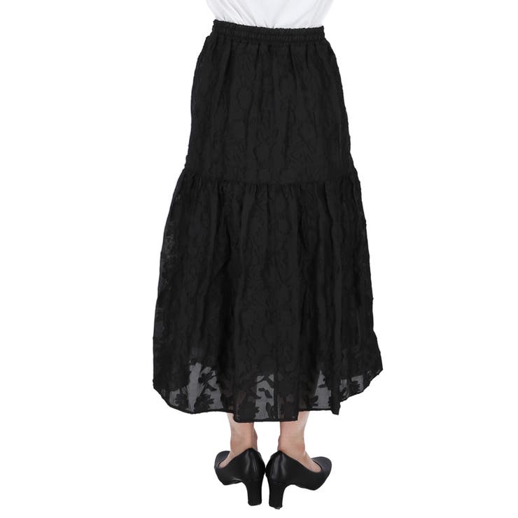 ジャカードフラワーギャザースカート レディース | coca | 詳細画像6 