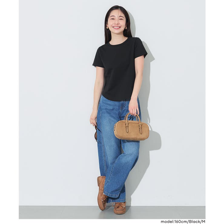 シルキースムースラウンド半袖Tシャツ レディース | coca | 詳細画像11 