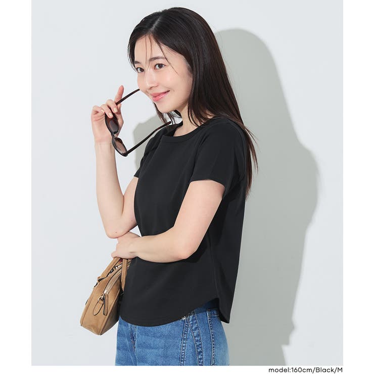 シルキースムースラウンド半袖Tシャツ レディース | coca | 詳細画像15 