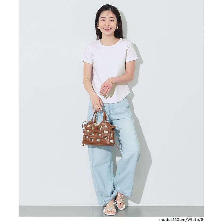 シルキースムースラウンド半袖Tシャツ レディース | coca | 詳細画像4 