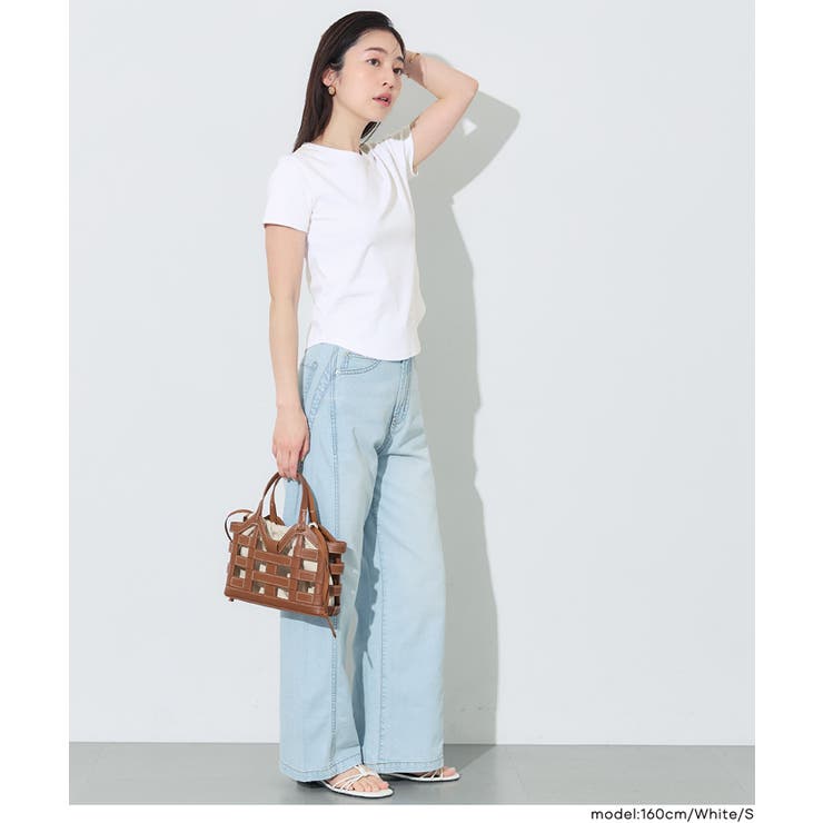 シルキースムースラウンド半袖Tシャツ レディース | coca | 詳細画像6 