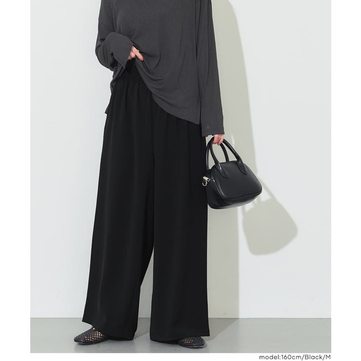 ハイウエストストレッチイージーワイドパンツ | coca | 詳細画像15 