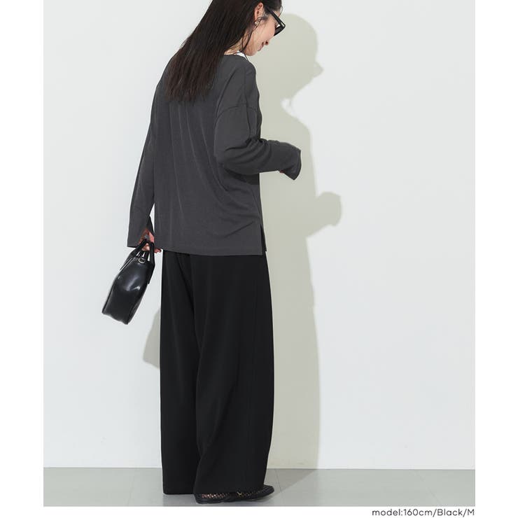 ハイウエストストレッチイージーワイドパンツ | coca | 詳細画像17 