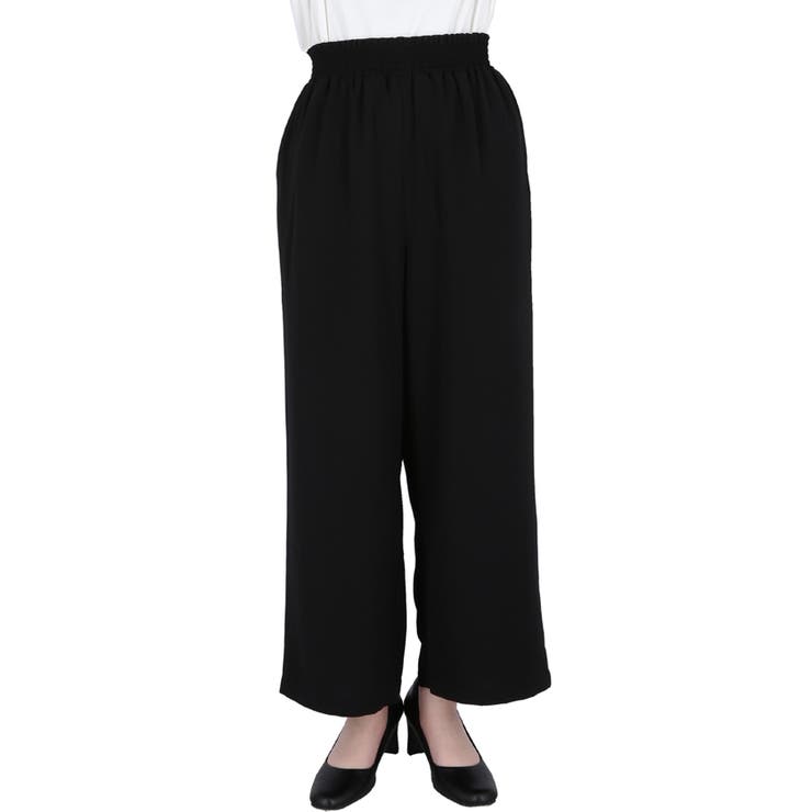 ハイウエストストレッチイージーワイドパンツ | coca | 詳細画像4 