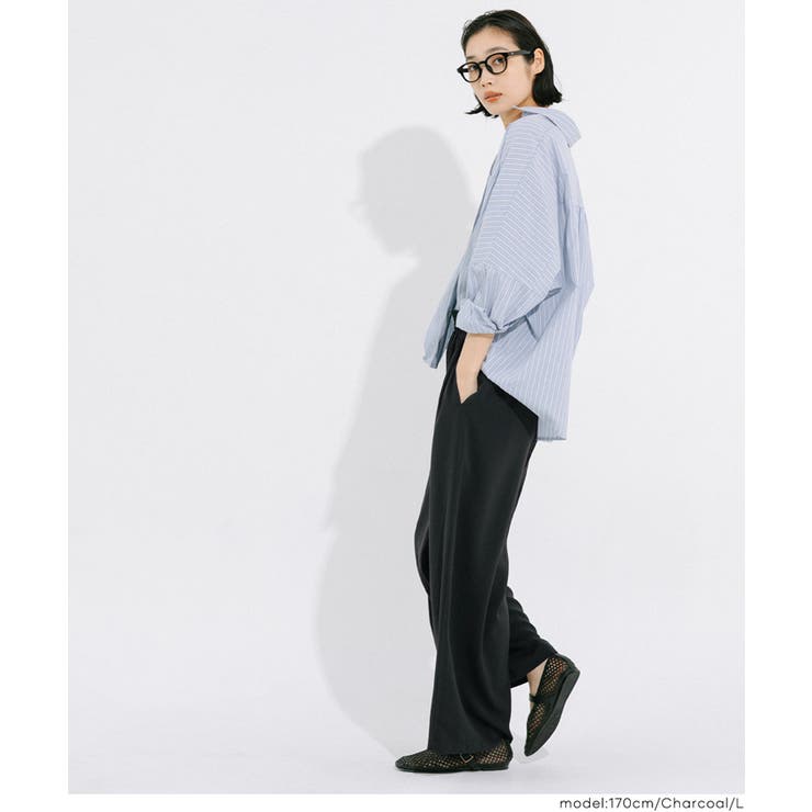 ハイウエストストレッチイージーワイドパンツ | coca | 詳細画像8 