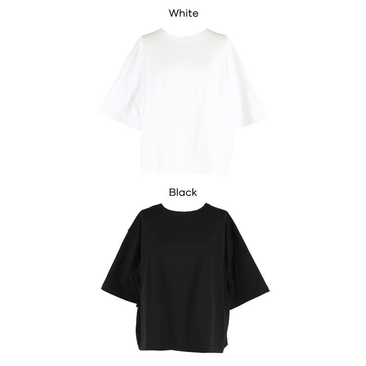 ５分袖バックギャザーTシャツ | coca | 詳細画像18 