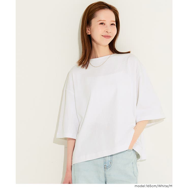 ５分袖バックギャザーTシャツ | coca | 詳細画像4 