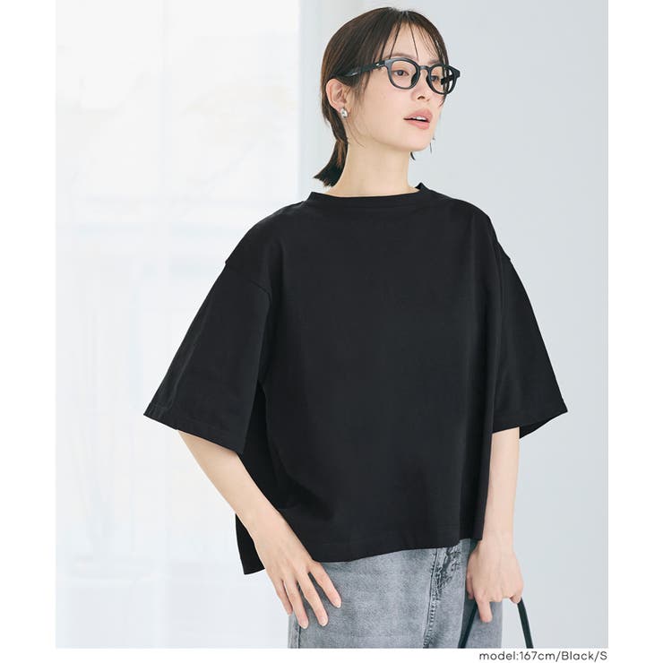 ５分袖バックギャザーTシャツ | coca | 詳細画像10 