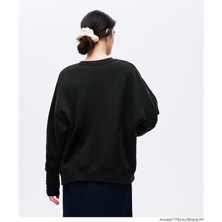 ワッペン刺繍裏毛トレーナー | coca | 詳細画像16 