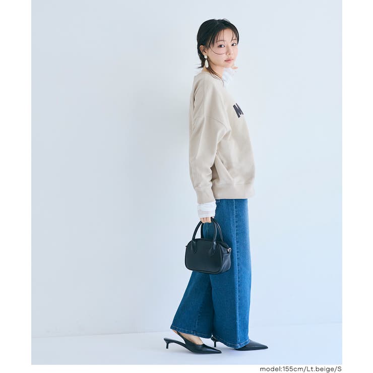 ワッペン刺繍裏毛トレーナー | coca | 詳細画像18 