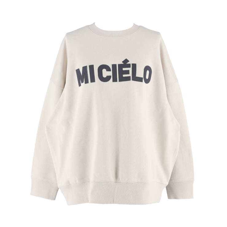 ワッペン刺繍裏毛トレーナー | coca | 詳細画像2 